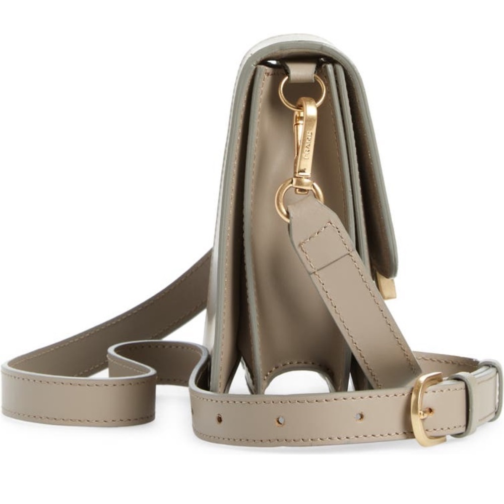 🔥🔥🔥NEW Frame Le Signature Mini Gray Leather Chain Crossbody Bag - Picture 11 of 15